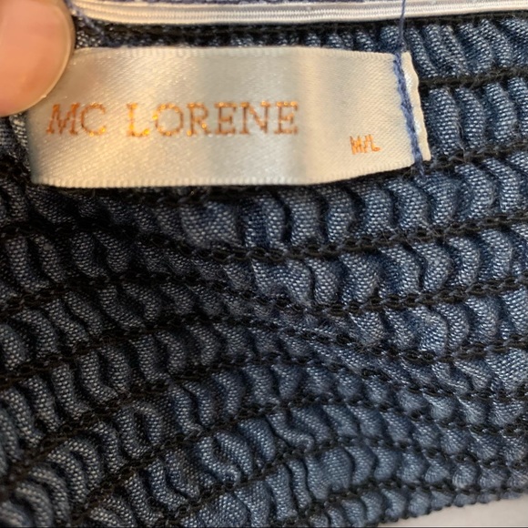 Mc Lorene denim cropped top - Picture 4 of 5